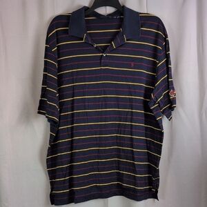 Polo Golf Ralph Lauren Blue and Yellow Polo Shirt Classic Fit